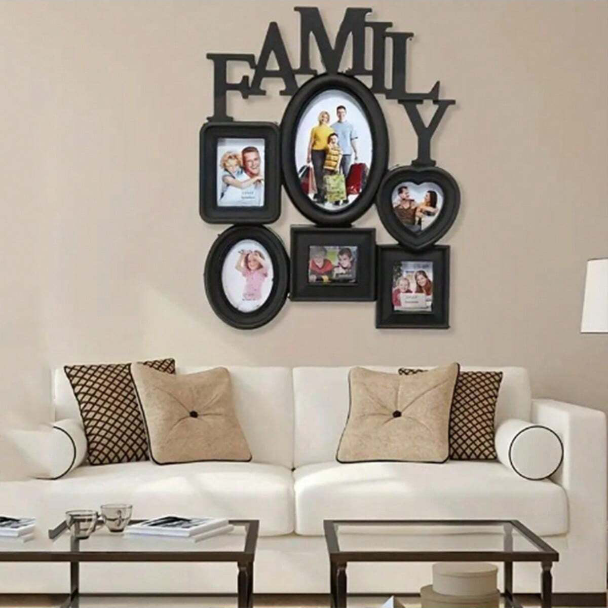 Photo Frames Family Collage with 6 Frames | Wall & Tabletop