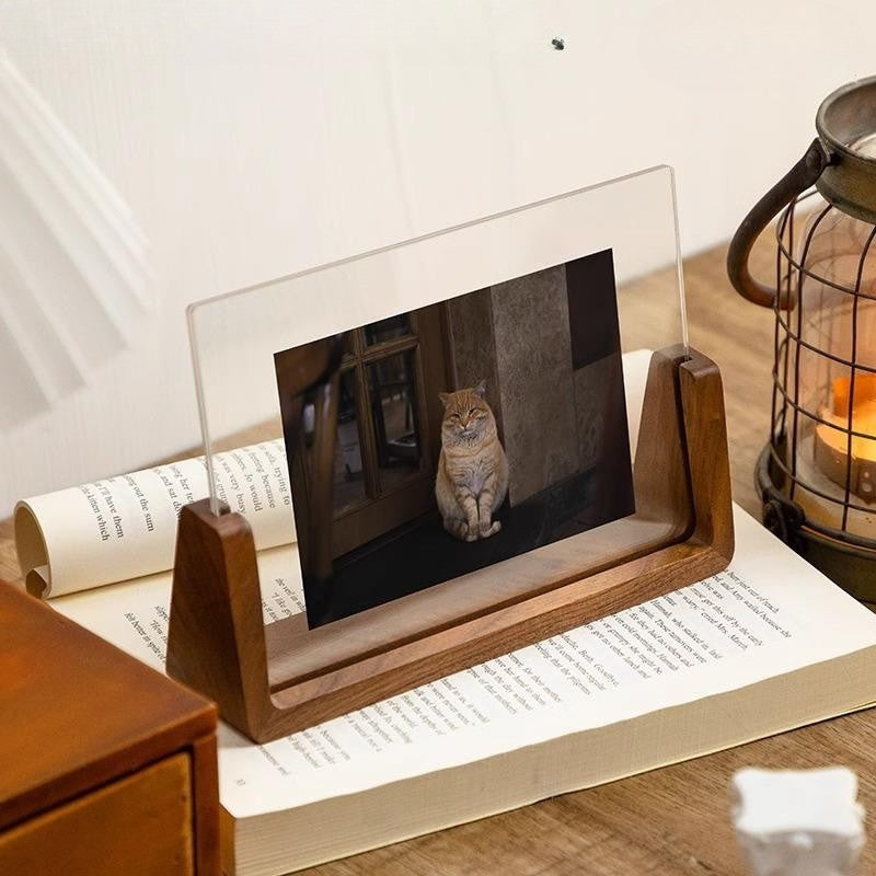Photo Frames with Solid Wood Base | Desktop