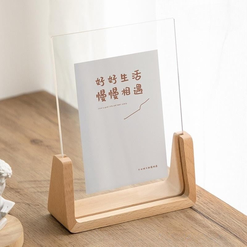 Photo Frames with Solid Wood Base | Desktop