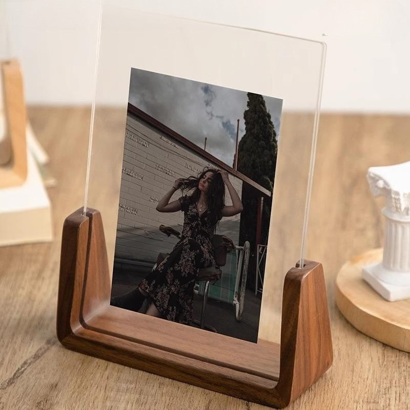 Photo Frames with Solid Wood Base | Desktop