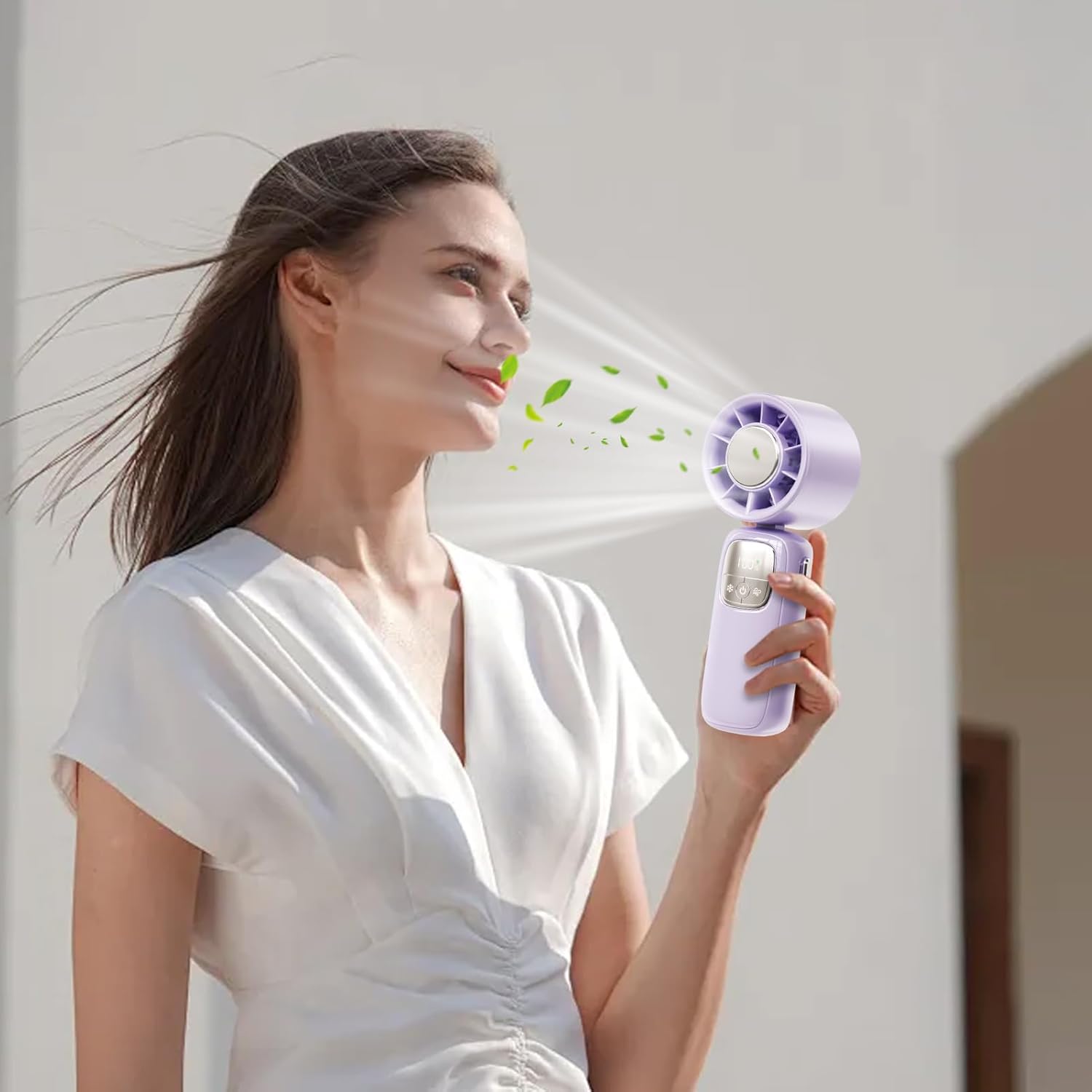 Portable Fan Handheld with Bendable Stand | Rechargeable