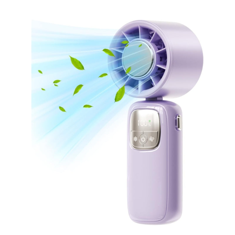 Portable Fan Handheld with Bendable Stand | Rechargeable