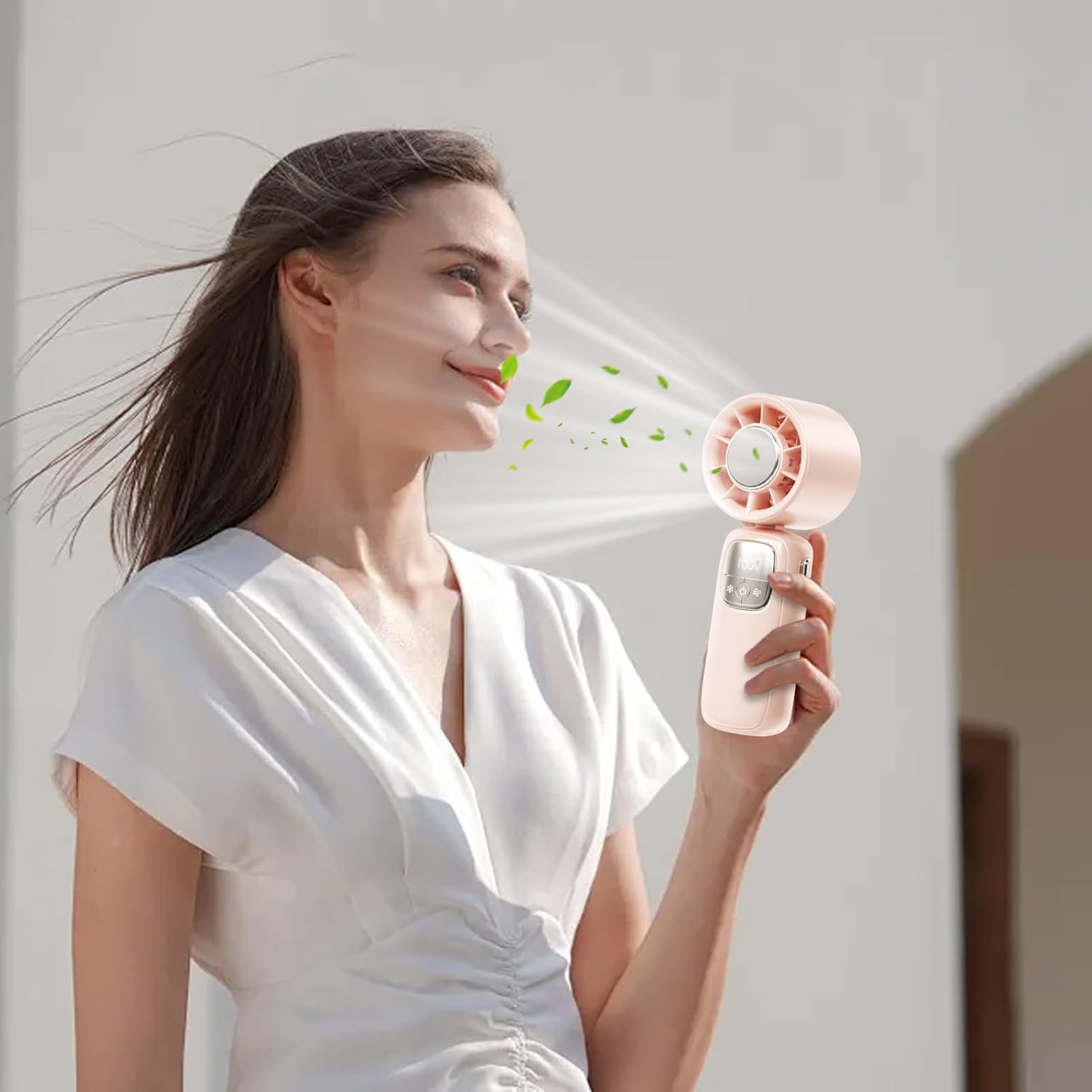 Portable Fan Handheld with Bendable Stand | Rechargeable