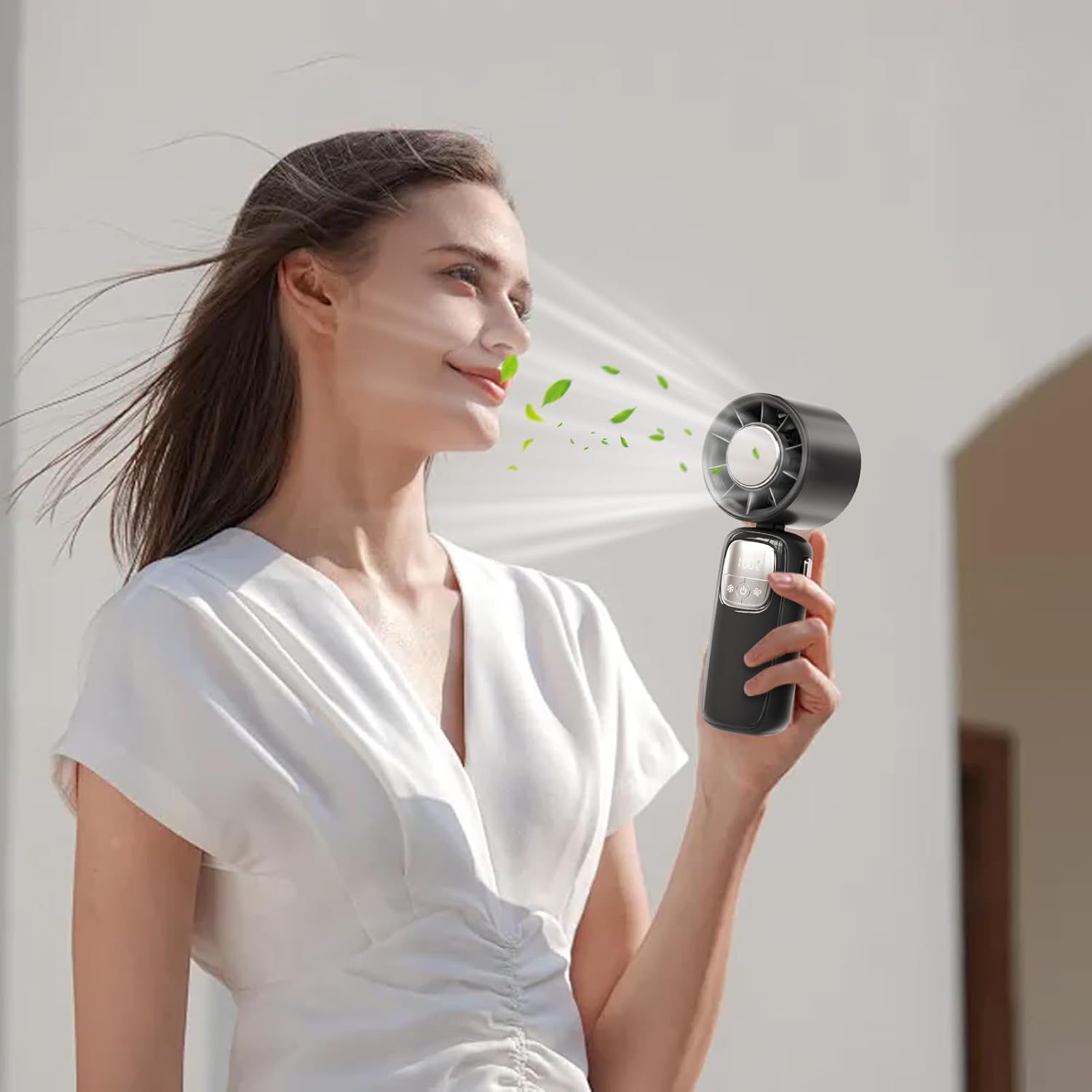 Portable Fan Handheld with Bendable Stand | Rechargeable