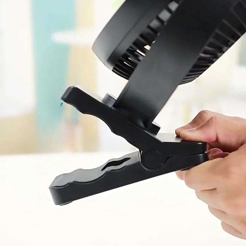 Portable Fans Clip-On Desk with 360° Rotation | USB
