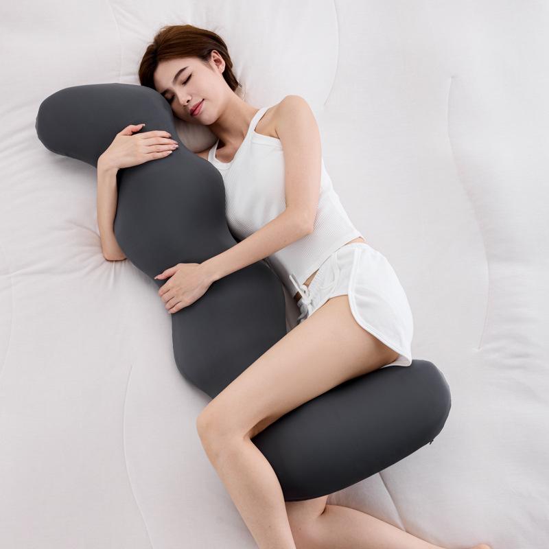 Pregnancy Pillow with Body Support | Seahorse Shape
