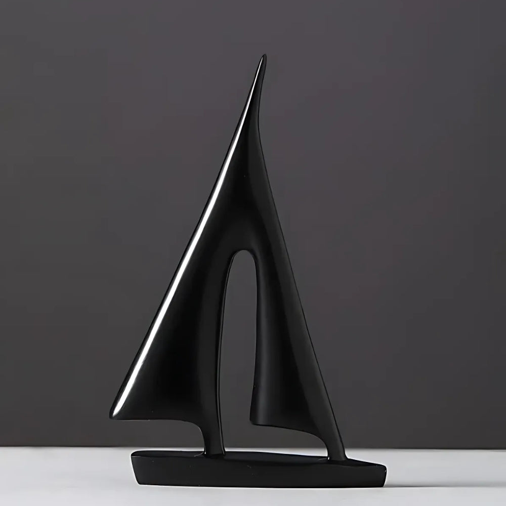 Sailboat Sculpture Gift Decor for Shelf | Modern