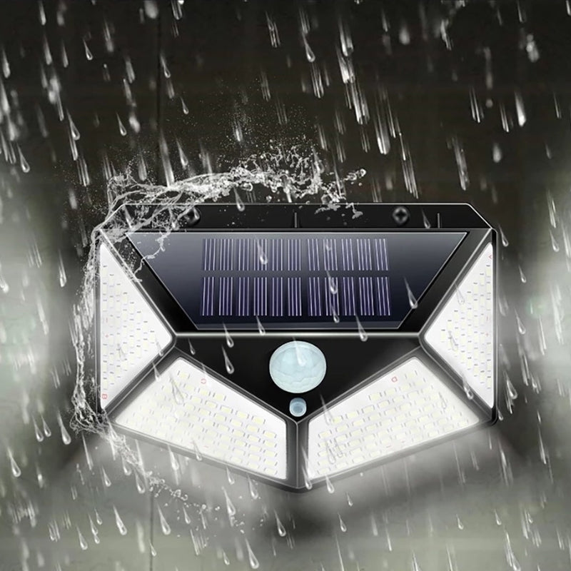 Security Light Solar Wide Angle with Motion Sensor | Wall Mount