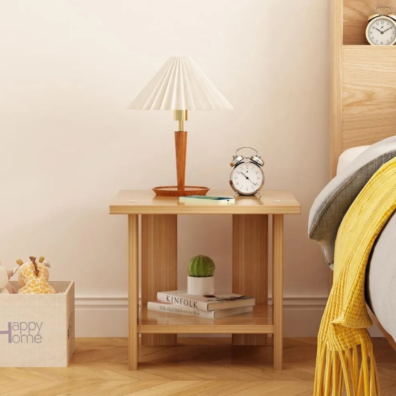 Side Tables 2-Tier with Storage Shelf | Bedroom