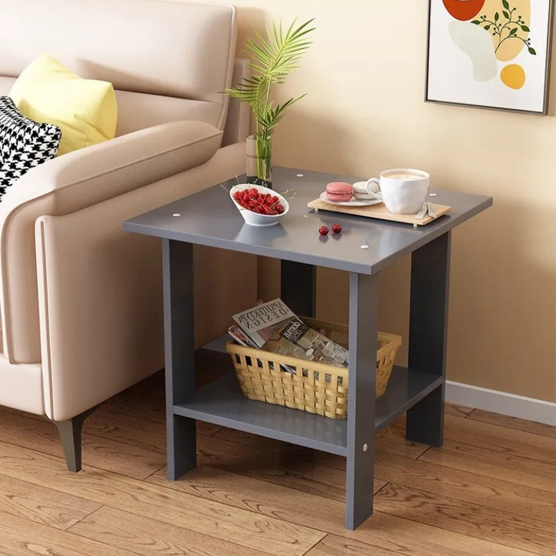 Side Tables 2-Tier with Storage Shelf | Bedroom