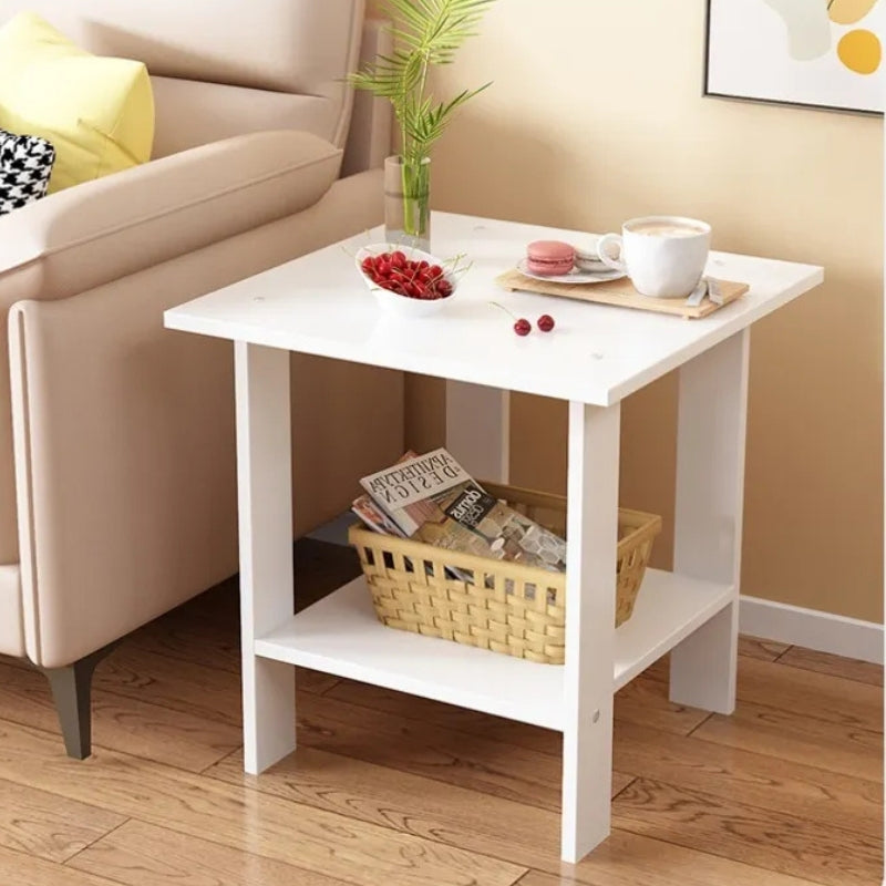 Side Tables 2-Tier with Storage Shelf | Bedroom