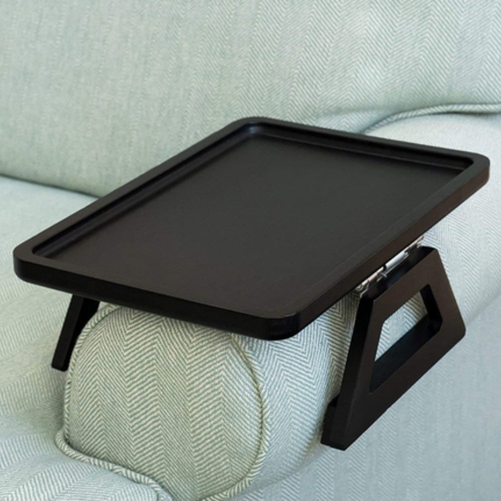 Side Tables Sofa Arm Tray with Clip-On Legs | Foldable