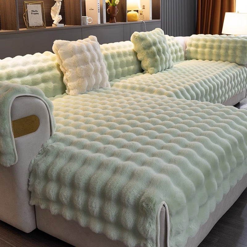 Sofa Covers with Quilted Texture | Living Room