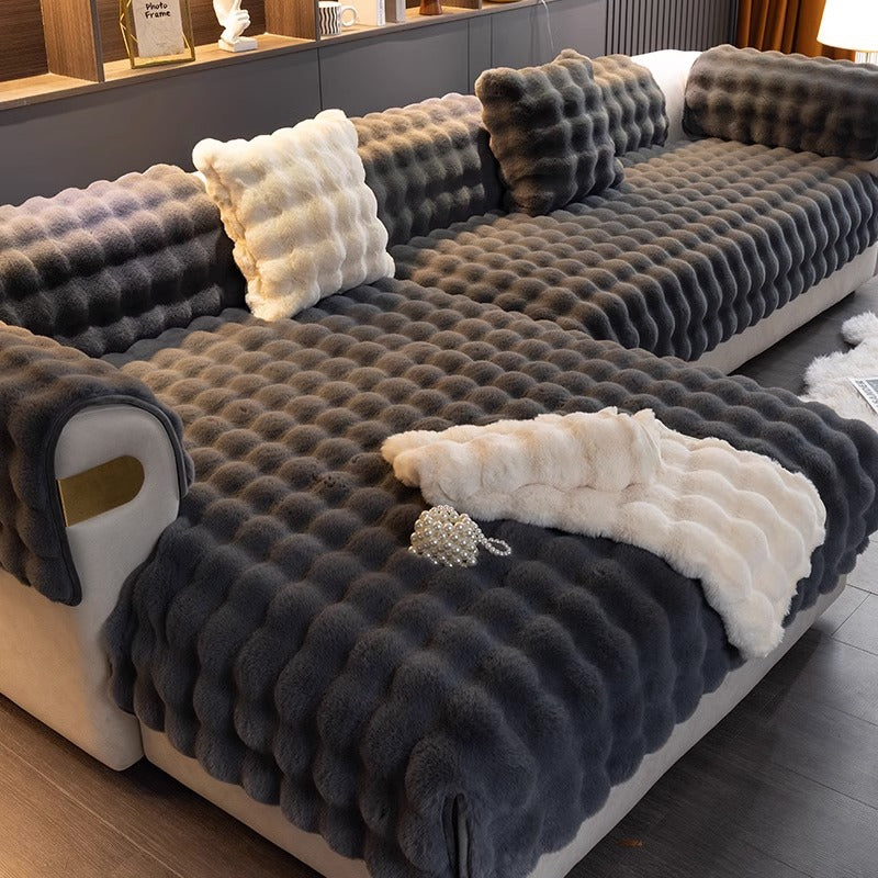 Sofa Covers with Quilted Texture | Living Room