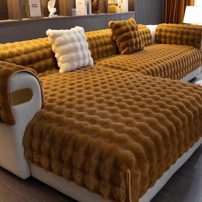 Sofa Covers with Quilted Texture | Living Room