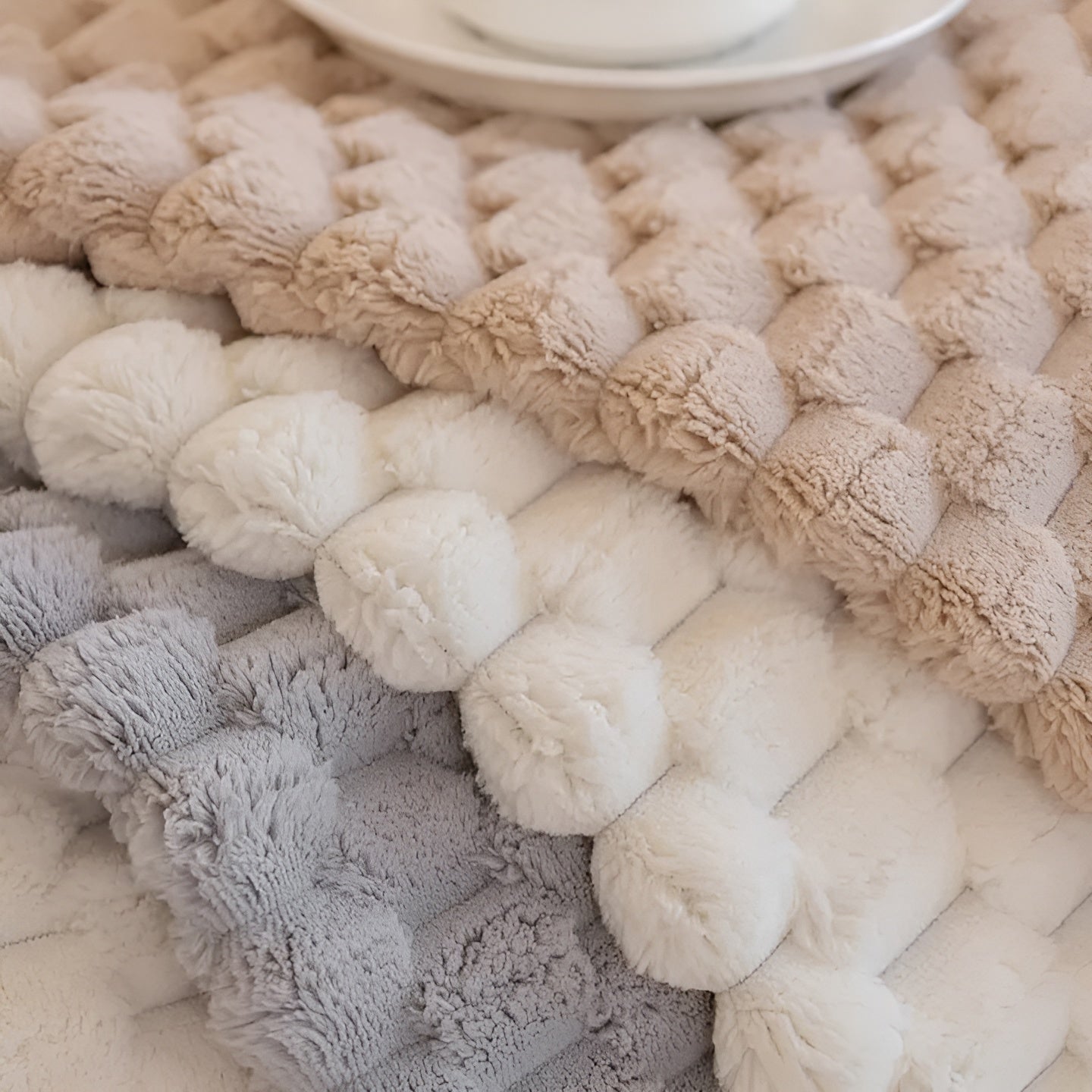 Sofa Covers with Textured Bubble Weave | Living Room