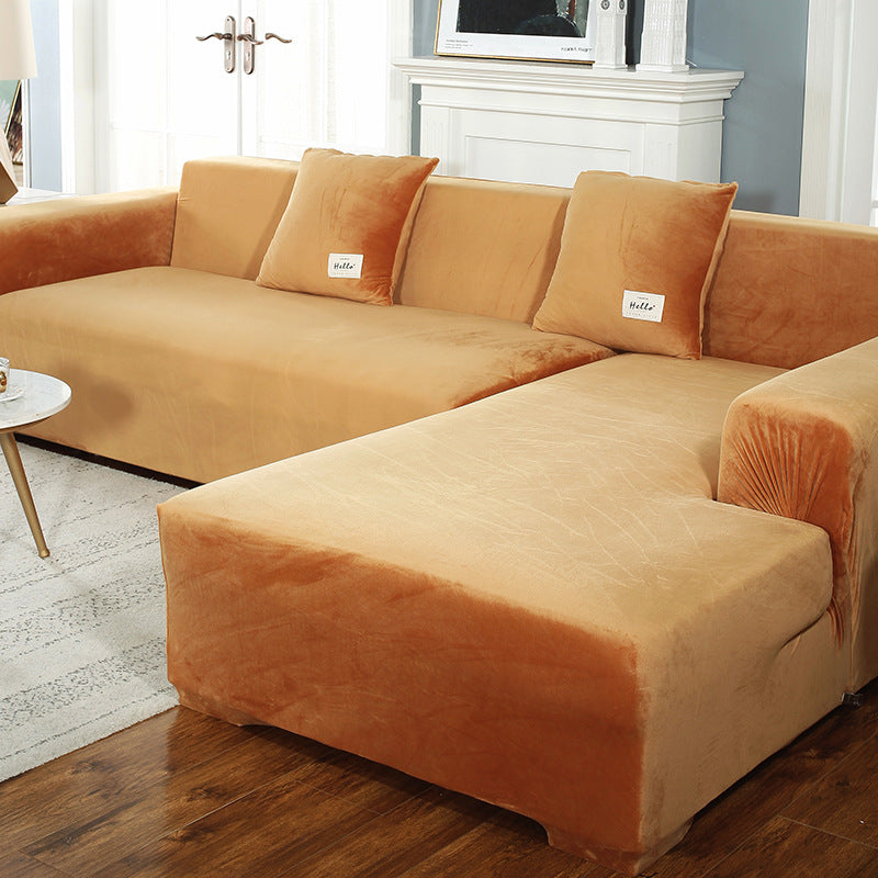 Sofa Covers with Velvet Stretch Fit | Living Room