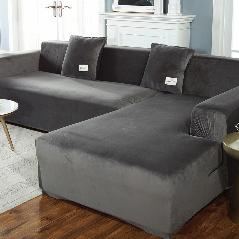 Sofa Covers with Velvet Stretch Fit | Living Room