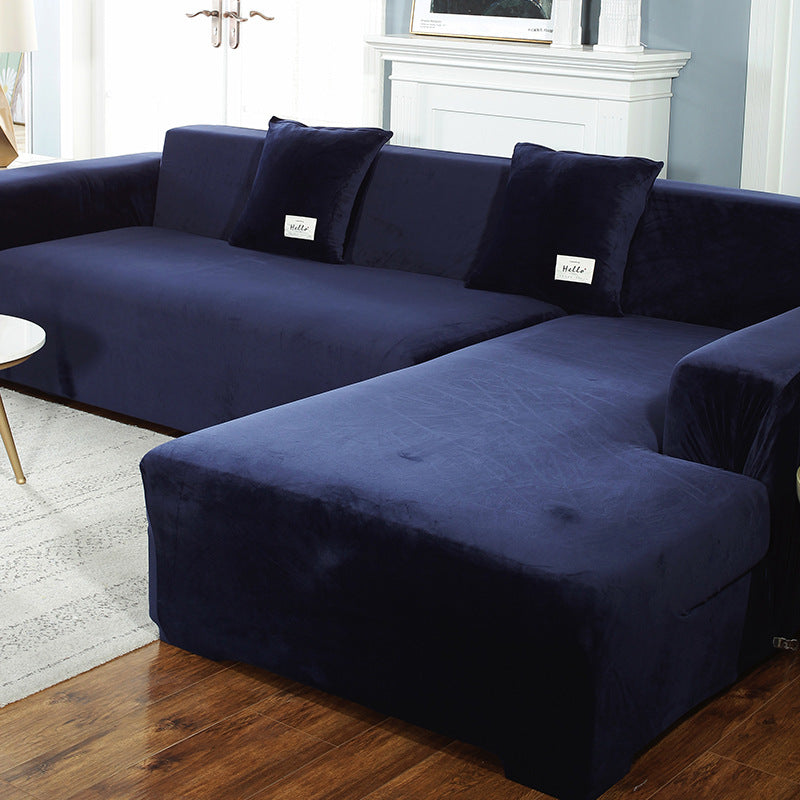 Sofa Covers with Velvet Stretch Fit | Living Room