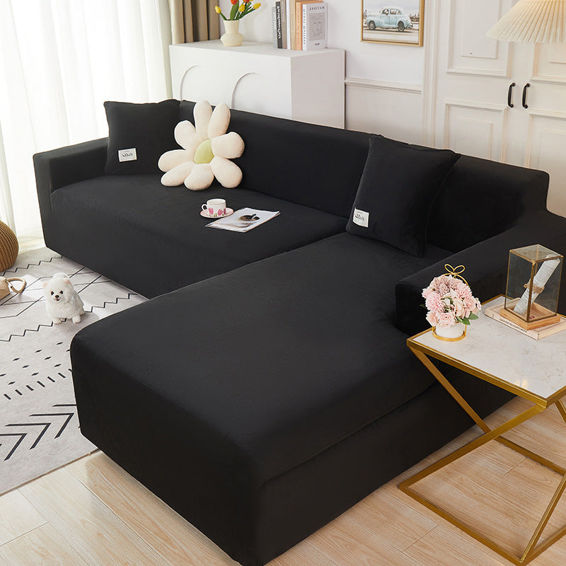 Sofa Covers with Velvet Stretch Fit | Living Room