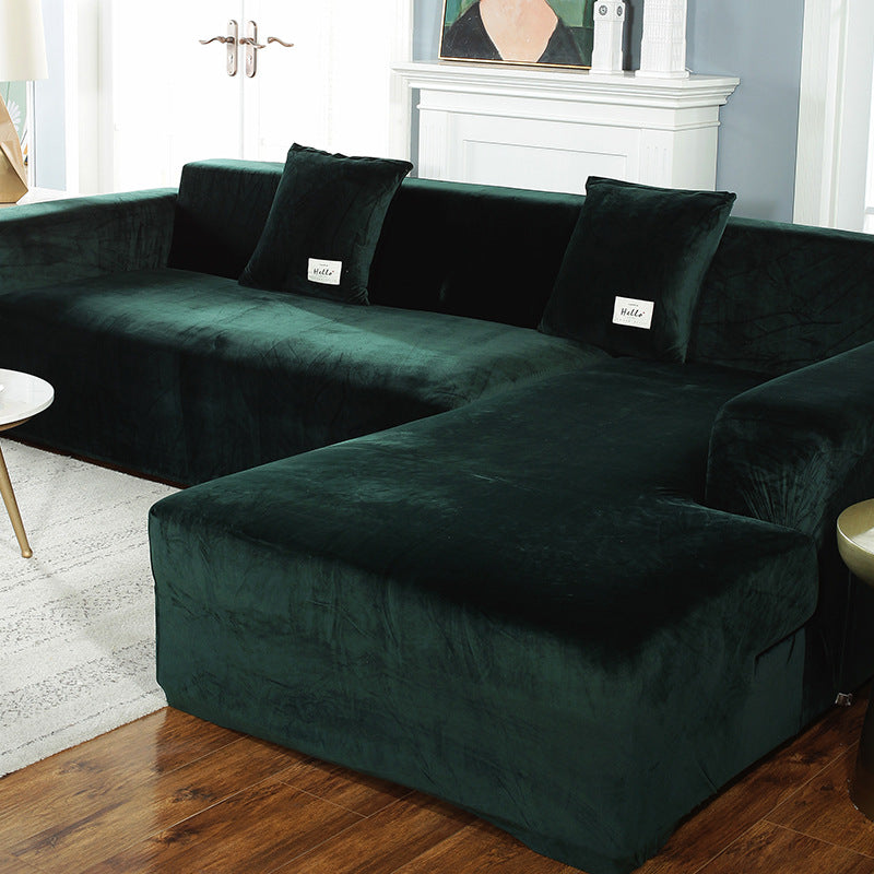 Sofa Covers with Velvet Stretch Fit | Living Room