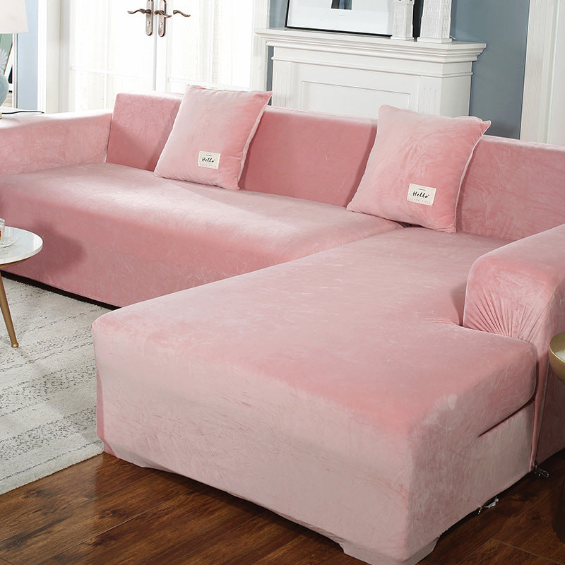 Sofa Covers with Velvet Stretch Fit | Living Room