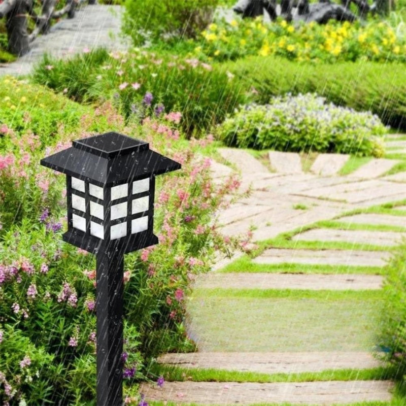 Solar Landscape Lighting LED Pathway Lantern | Exterior