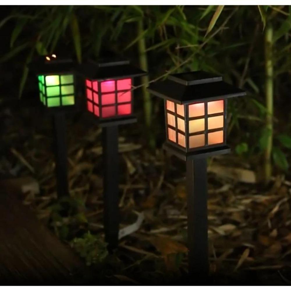Solar Landscape Lighting LED Pathway Lantern | Exterior