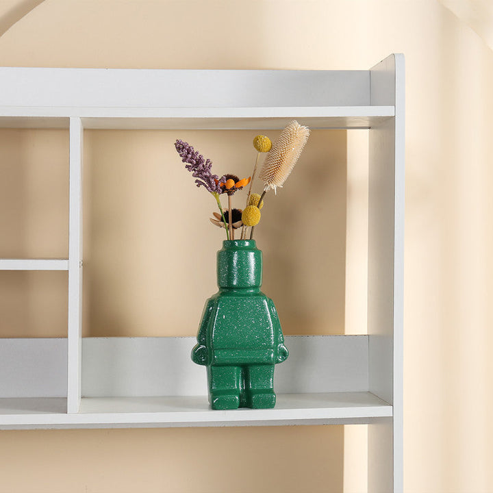 Vase Robot Figure Ceramic Design | Living Room