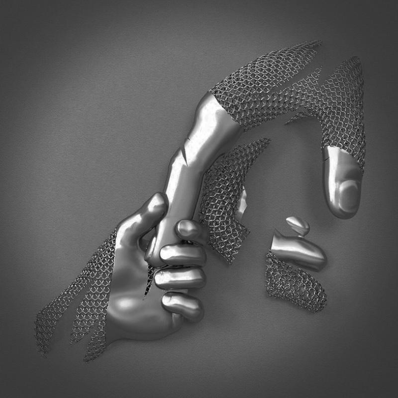 Wall Art Abstract Couple Canvas | Decoration