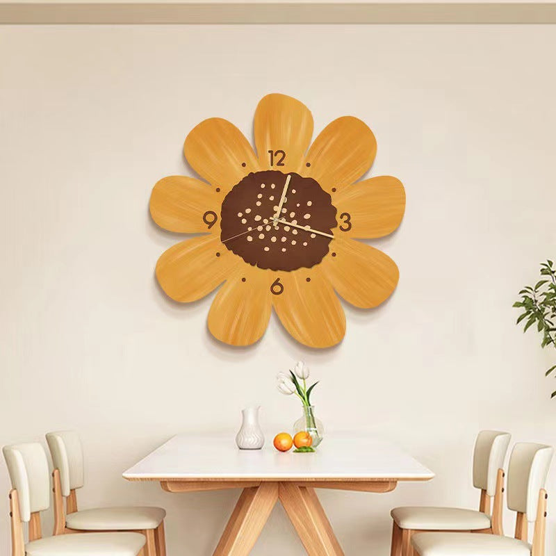 Wall Clock Flower Shaped for Kitchen | Decor