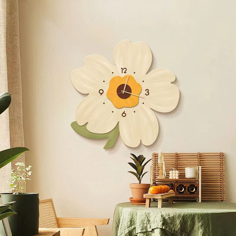 Wall Clock Flower Shaped for Kitchen | Decor