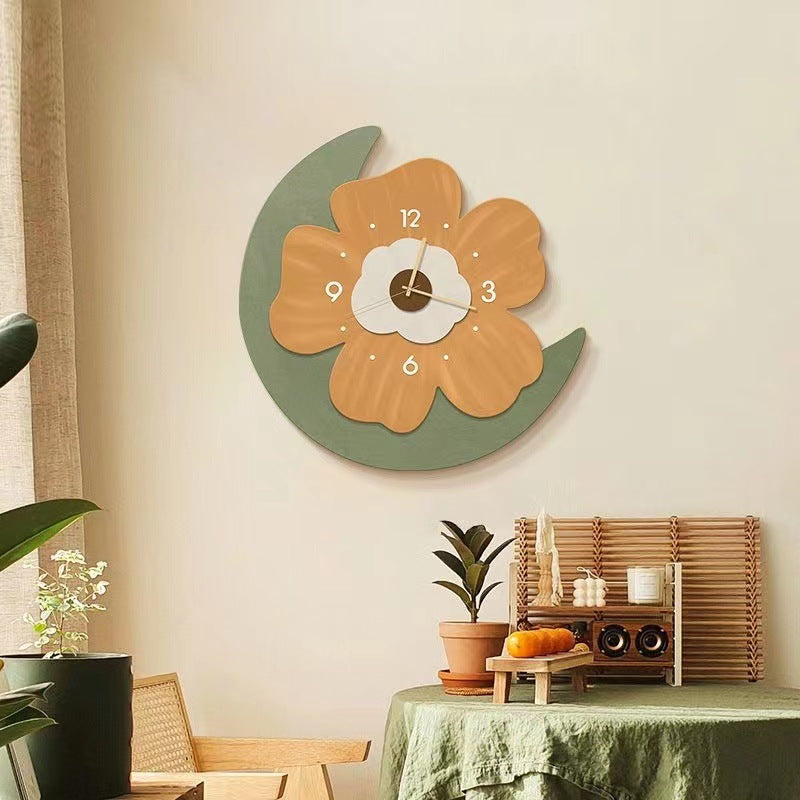 Wall Clock Flower Shaped for Kitchen | Decor