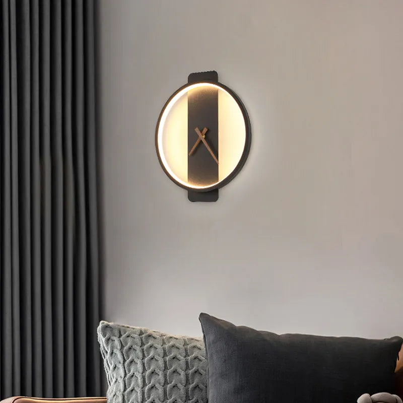 Wall Clock for Living Room with Backlit LED | Round