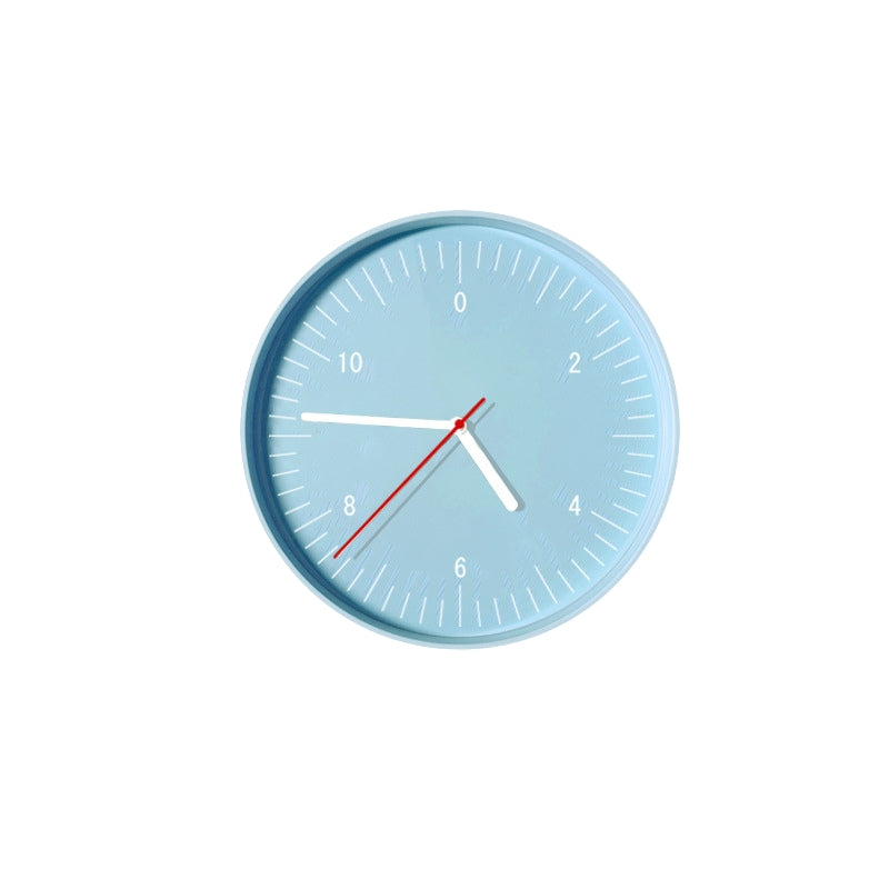 Wall Clock Round with Minimalist Dial | Silent