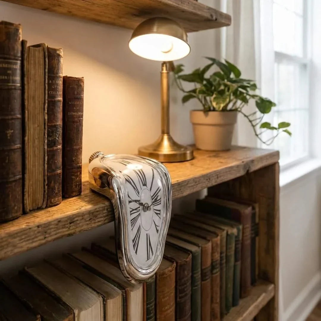 Wall Clocks Melting Distorted | Roman Numeral