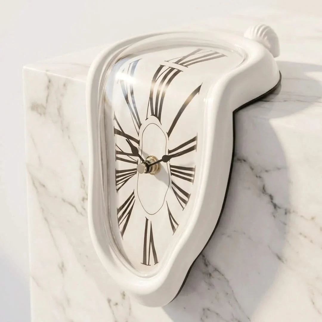 Wall Clocks Melting Distorted | Roman Numeral