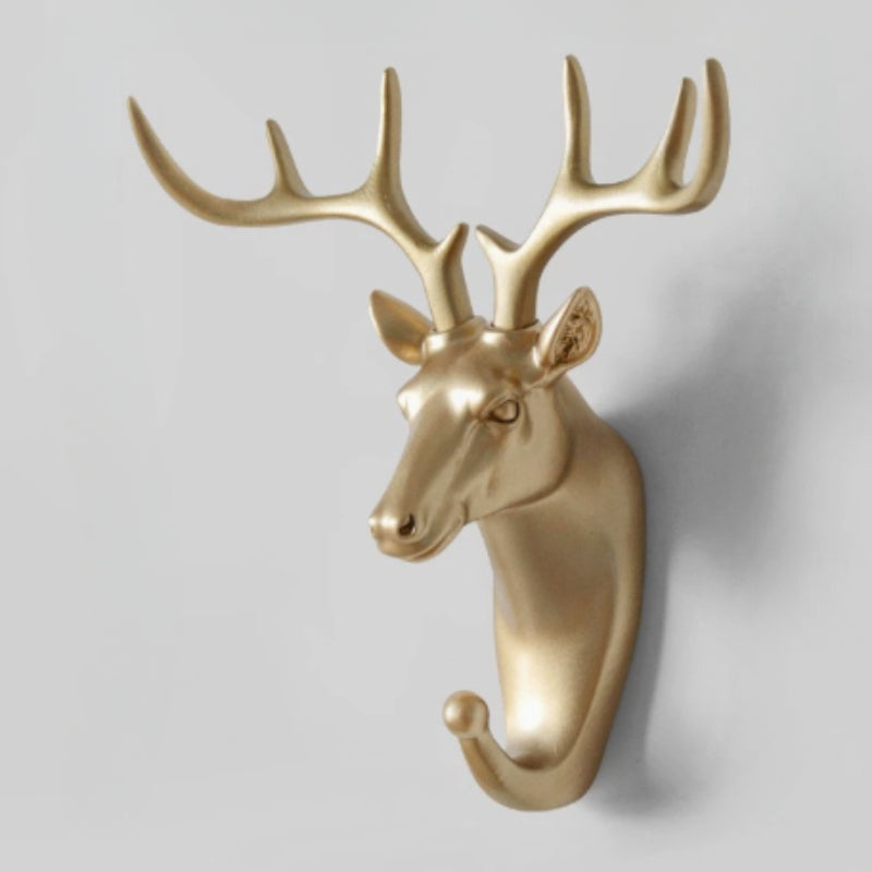 Wall Hooks Animal Head Sculpture Decorative | Storage Hangers