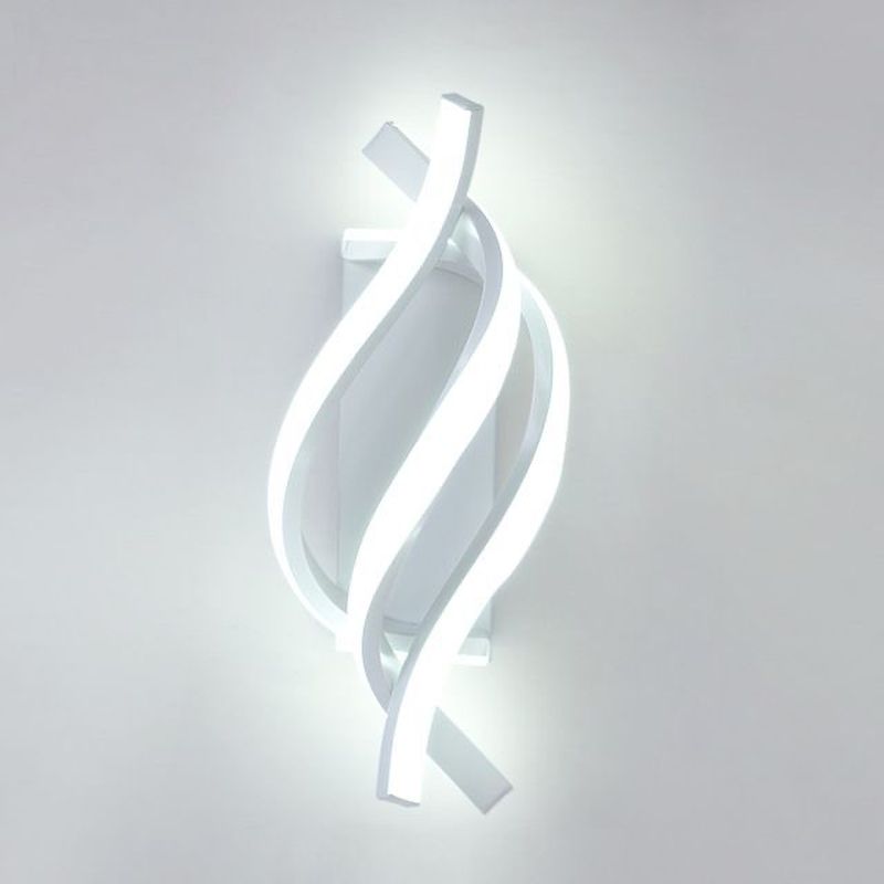 Wall Sconce LED for Bedroom Bedside | Spiral Design