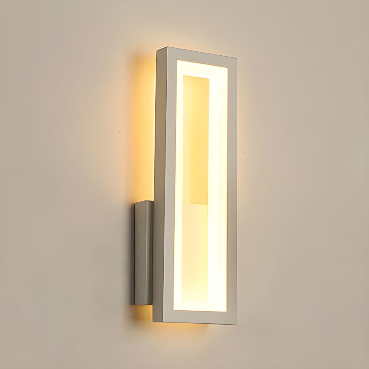 Wall Sconces for Bedroom & Living Room | Rectangular LED