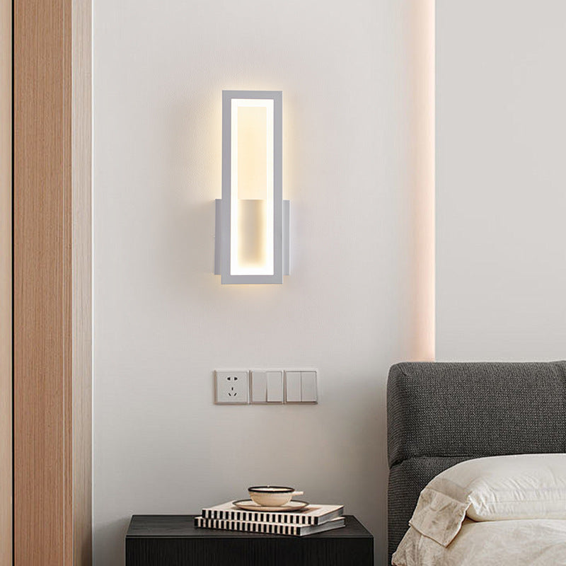 Wall Sconces for Bedroom & Living Room | Rectangular LED
