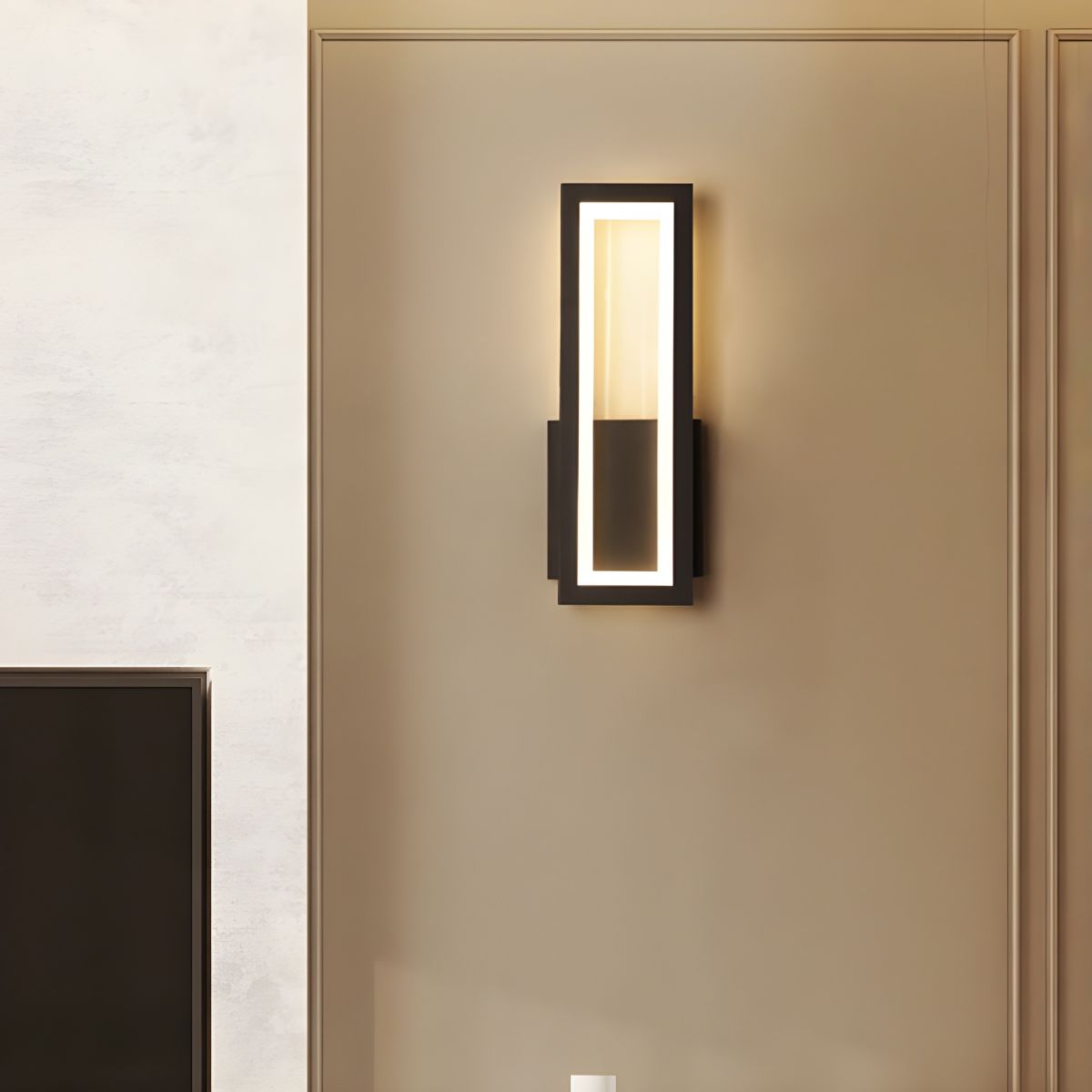 Wall Sconces for Bedroom & Living Room | Rectangular LED