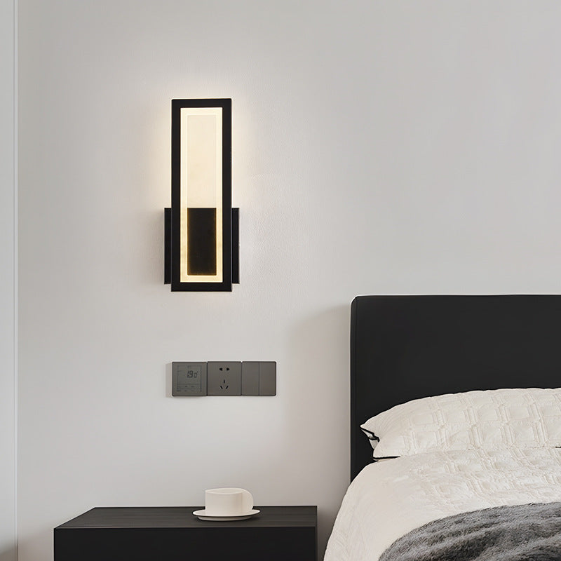 Wall Sconces for Bedroom & Living Room | Rectangular LED