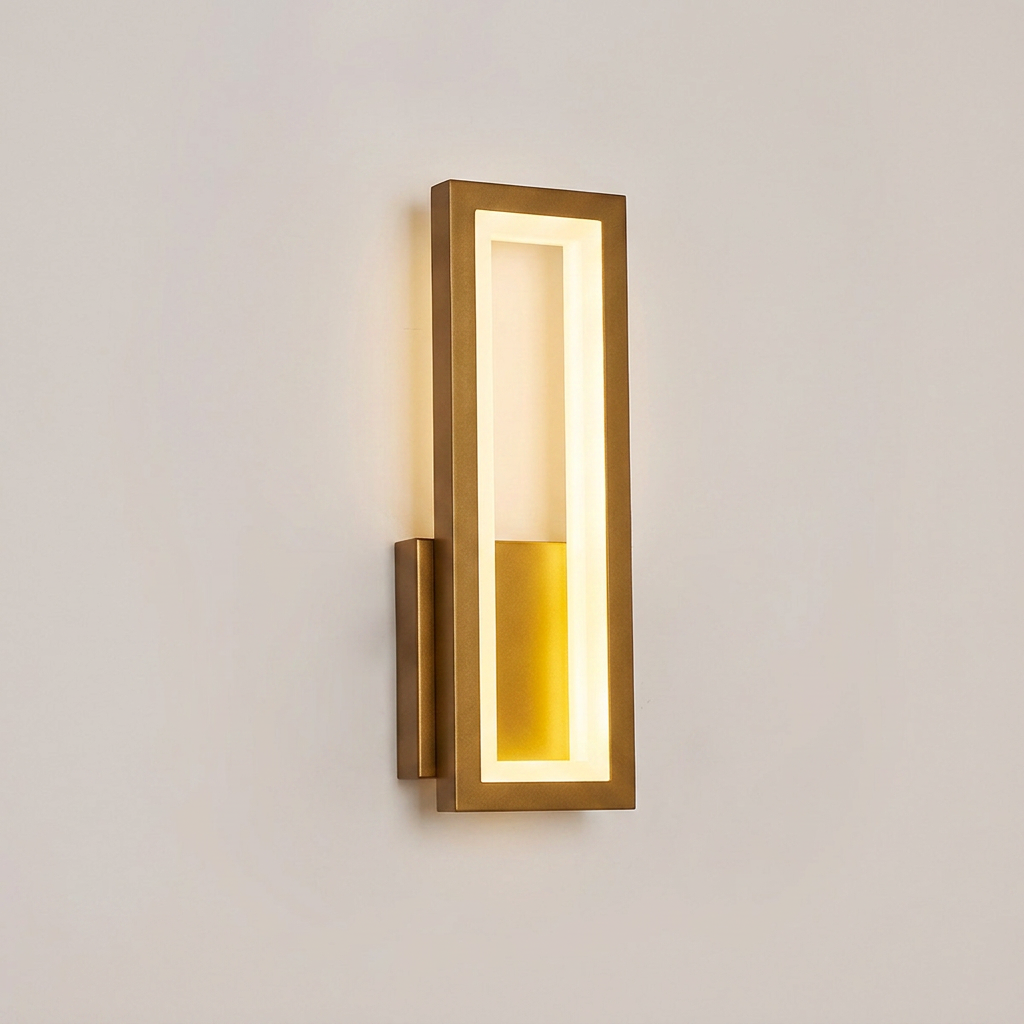 Wall Sconces for Bedroom & Living Room | Rectangular LED