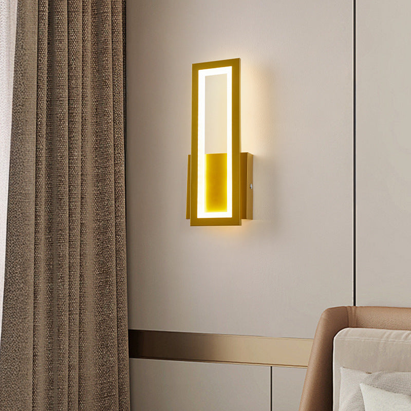 Wall Sconces for Bedroom & Living Room | Rectangular LED