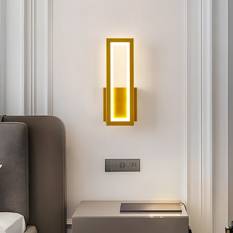 Wall Sconces for Bedroom & Living Room | Rectangular LED