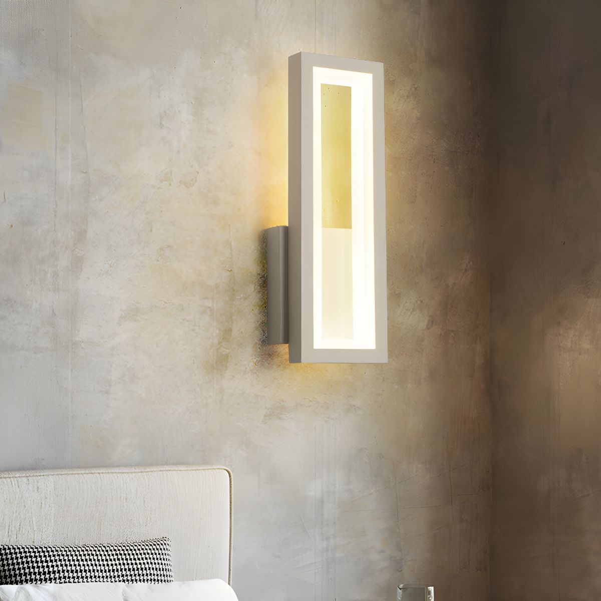 Wall Sconces for Bedroom & Living Room | Rectangular LED