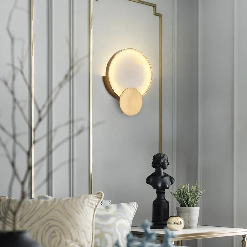 Wall Sconces for Bedroom & Living Room | Round LED Design