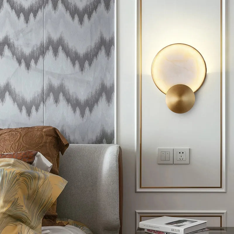 Wall Sconces for Bedroom & Living Room | Round LED Design