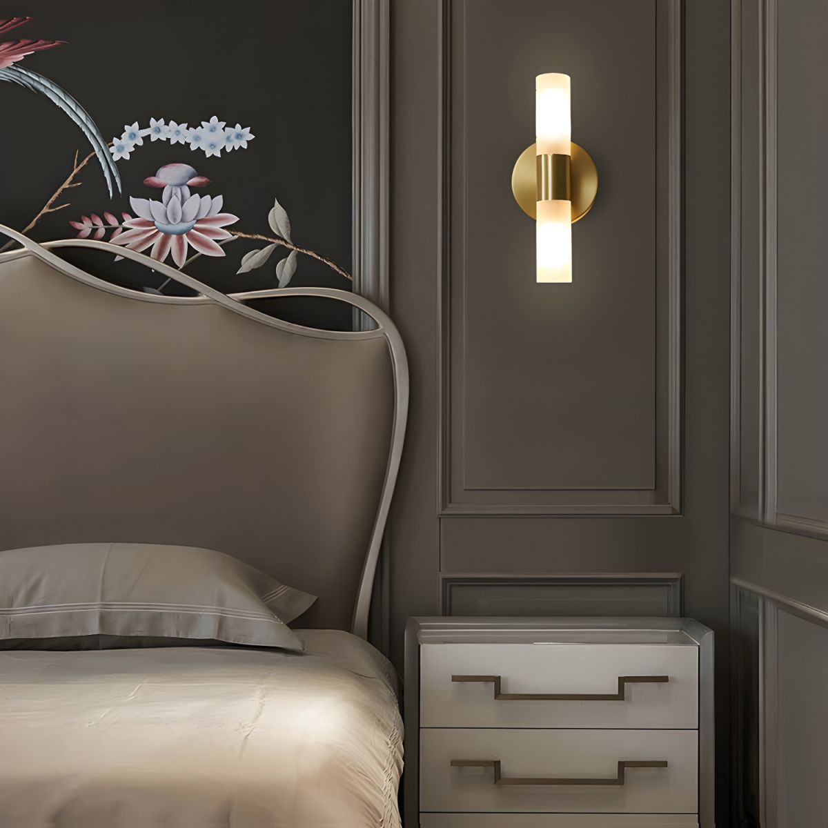 Wall Sconces with LED for Bedroom & Living Room | Modern Cylinder